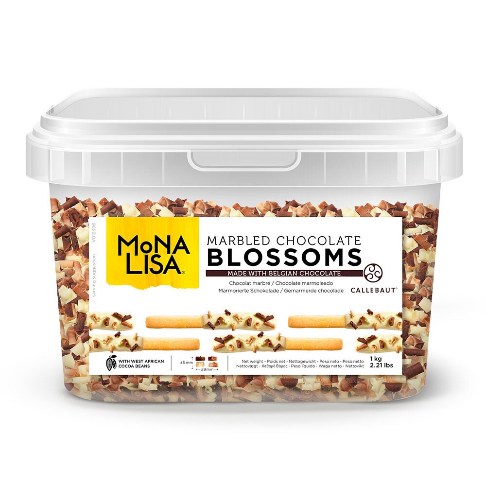 Mona Lisa Marbled Chocolate Blossoms - 1kg